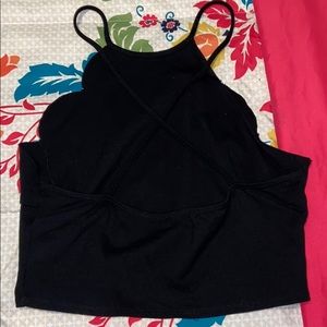 Scallop cropped top